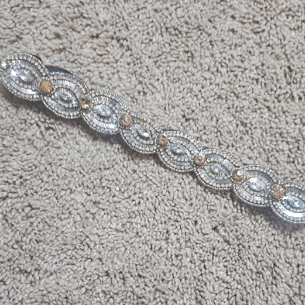 Elegant Silver and Gold Women's Headband